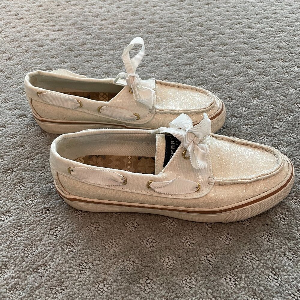 Sperry Women’s Topsider Glitter Shoes - Size 7
